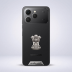 Tecno Spark 40 5G Compatible Satyamev Jayate 3D Metal Emblem Sticker