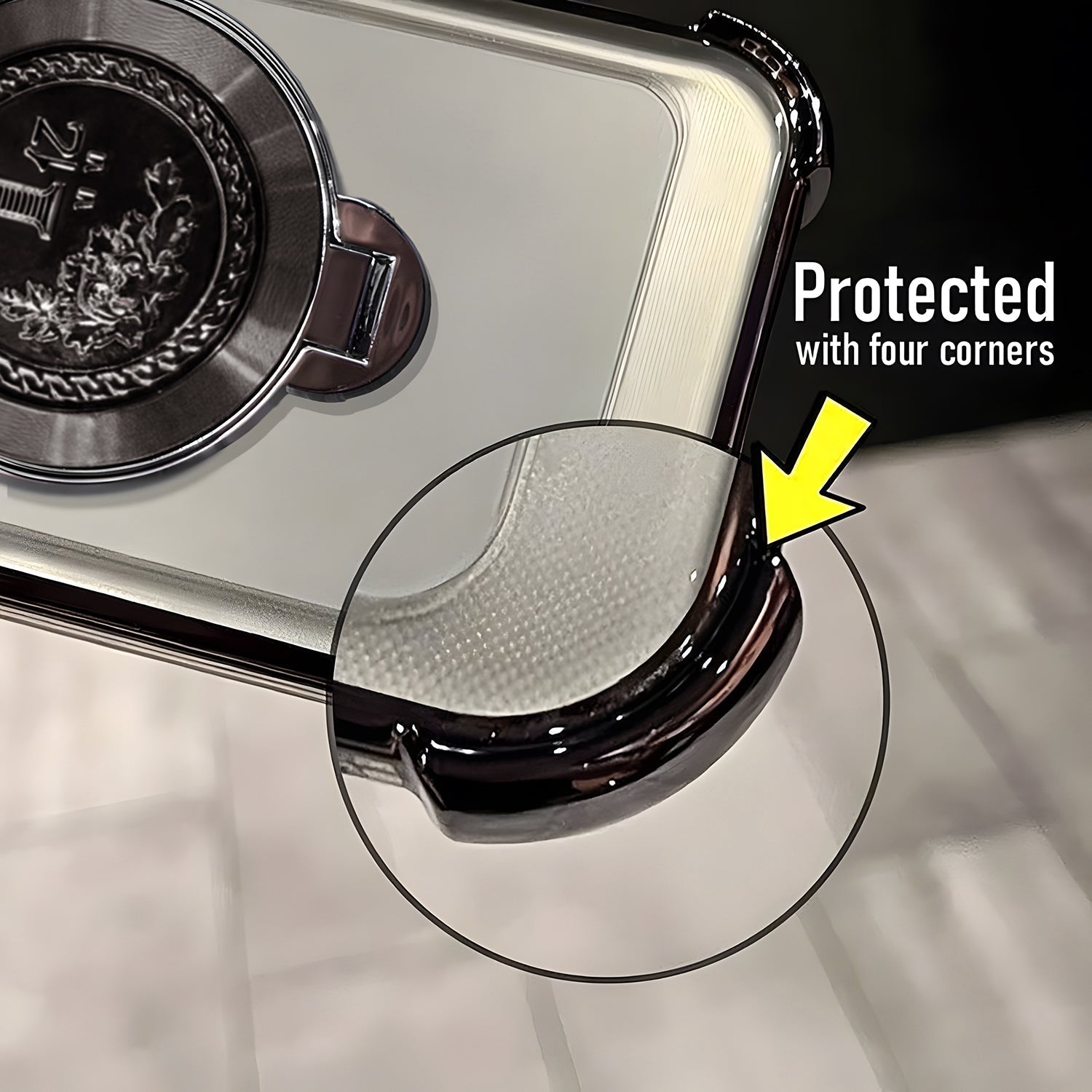 Vivo V60e 5G Premium Billion Wheel Rotating Shockproof Airbags Case