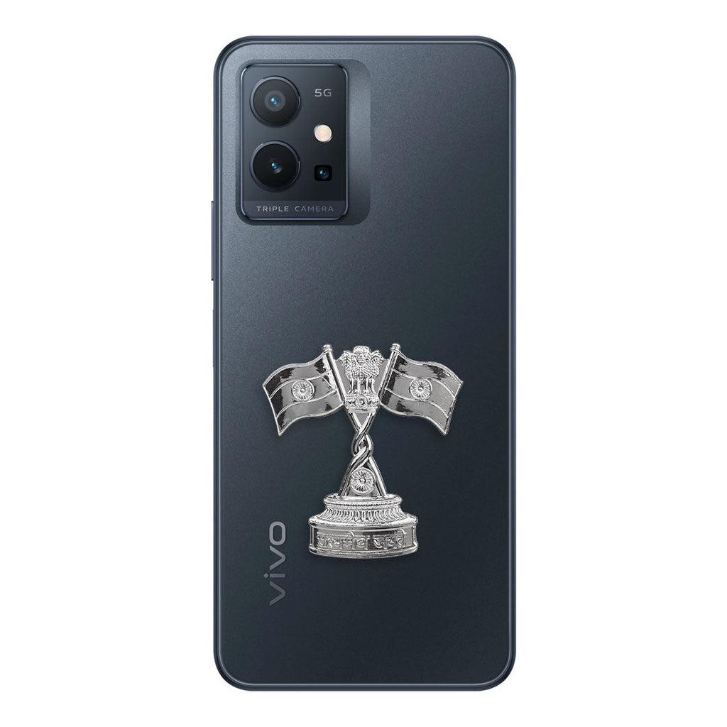 Vivo T1 5G Compatible Satyamev Jayate 3D Metal Emblem Sticker