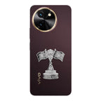 Vivo T3x 5G Compatible Satyamev Jayate 3D Metal Emblem Sticker