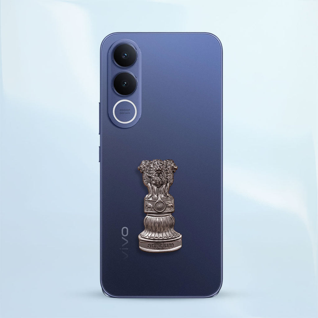 Vivo V70 FE 5G Compatible Satyamev Jayate 3D Metal Emblem Sticker