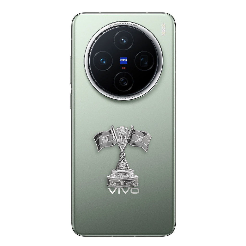 Vivo X200 Pro 5G Compatible Satyamev Jayate 3D Metal Emblem Sticker