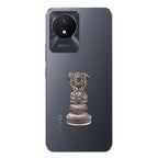 Vivo Y02t 5G Compatible Satyamev Jayate 3D Metal Emblem Sticker