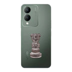 Vivo Y17s 5G Compatible Satyamev Jayate 3D Metal Emblem Sticker