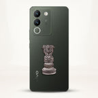 Vivo Y200 5G Compatible Satyamev Jayate 3D Metal Emblem Sticker