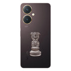 Vivo Y27 5G Compatible Satyamev Jayate 3D Metal Emblem Sticker