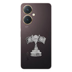 Vivo Y27 5G Compatible Satyamev Jayate 3D Metal Emblem Sticker