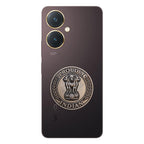 Vivo Y27 5G Compatible Satyamev Jayate 3D Metal Emblem Sticker