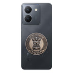 Vivo Y36 5G Compatible Satyamev Jayate 3D Metal Emblem Sticker