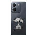 Vivo Y36 5G Compatible Satyamev Jayate 3D Metal Emblem Sticker