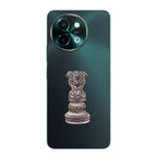 Vivo Y58 5G Compatible Satyamev Jayate 3D Metal Emblem Sticker