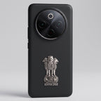Vivo T4 5G Compatible Satyamev Jayate 3D Metal Emblem Sticker