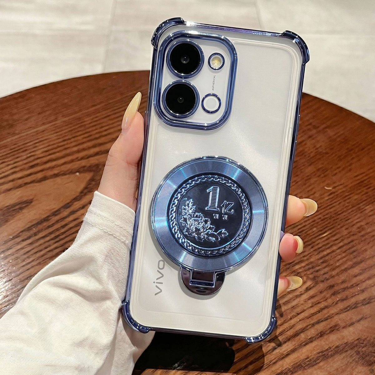 Vivo T5x 5G Premium Billion Wheel Rotating Shockproof Airbags Case