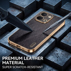 Vivo T5X 5G Premium Electroplated Frame Gold Thread Pattern Soft Case