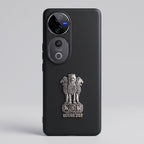 Vivo V40 Pro 5G Compatible Satyamev Jayate 3D Metal Emblem Sticker