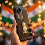 Vivo V50 5G Tri-Color Satyamev Jayate Mesh Electroplated Heat Dissipation Case