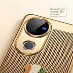 Vivo V50 5G Tri-Color Satyamev Jayate Mesh Electroplated Heat Dissipation Case