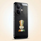 Vivo V60 5G Tri-Color Satyamev Jayate Mesh Electroplated Heat Dissipation Case