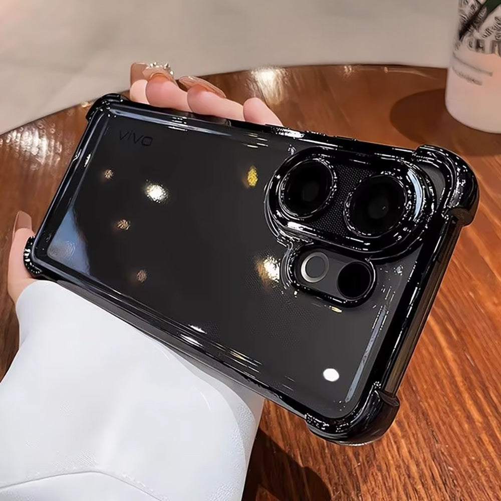 Vivo V60 5G Transparent Shockproof Case With Airbag Corners