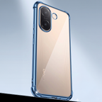 Vivo V60e 5G Anti-Yellow Electroplating Transparent Airbags Case