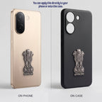 Vivo V60e 5G Compatible Satyamev Jayate 3D Metal Emblem Sticker