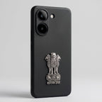 Vivo V60e 5G Compatible Satyamev Jayate 3D Metal Emblem Sticker