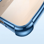 Vivo V60e 5G Anti-Yellow Electroplating Transparent Airbags Case
