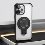Vivo V70 5G Luxury Four Corner Invincible Bracket Ring Stand Case