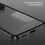 Vivo X200 5G Aluminium Metal Bumper Shield Transparent Back Case