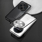 Vivo X200 5G Aluminium Metal Bumper Shield Transparent Back Case