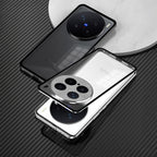 Vivo X200 Pro 5G Aluminium Metal Bumper Shield Transparent Back Case