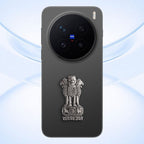 Vivo X200 Pro 5G Compatible Satyamev Jayate 3D Metal Emblem Sticker