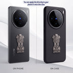 Vivo X200 5G Compatible Satyamev Jayate 3D Metal Emblem Sticker