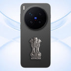 Vivo X300 Pro 5G Compatible Satyamev Jayate 3D Metal Emblem Sticker