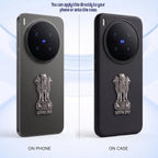 Vivo X300 Pro 5G Compatible Satyamev Jayate 3D Metal Emblem Sticker