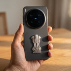 Vivo X300 Pro 5G Compatible Satyamev Jayate 3D Metal Emblem Sticker