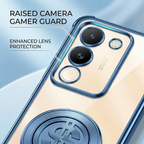 Vivo Y200 5G Four Corner Airbags 100% Original Astro Money Magnet Rotating Dollar Case