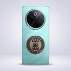 Vivo T4 5G Compatible Satyamev Jayate 3D Metal Emblem Sticker