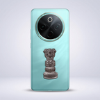 Vivo T4 5G Compatible Satyamev Jayate 3D Metal Emblem Sticker