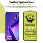 Vivo T4x 5G Original Luxury Magnifier Ring Stand Shockproof Airbags Corner Case