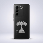 Vivo V27 5G Compatible Satyamev Jayate 3D Metal Emblem Sticker