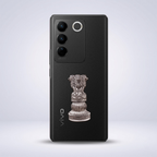 Vivo V27 5G Compatible Satyamev Jayate 3D Metal Emblem Sticker