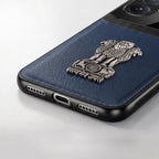 Vivo V60 5G Satyamev Jayate 3D Metal Leather Back Case