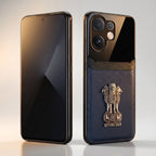 Vivo V60 5G Satyamev Jayate 3D Metal Leather Back Case