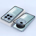 Vivo X200 Pro 5G Aluminium Metal Bumper Shield Transparent Back Case