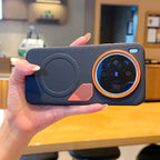 Vivo X300 5G Premium Magnetic Heat Dissipation Vegan Leather Case
