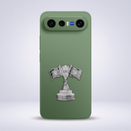 Vivo X300 FE 5G Compatible Satyamev Jayate 3D Metal Emblem Sticker