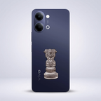 Vivo Y05 5G Compatible Satyamev Jayate 3D Metal Emblem Sticker
