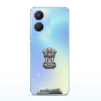 Vivo t2x 5G Compatible Satyamev Jayate 3D Metal Emblem Sticker