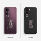 Vivo Y400 Pro 5G Compatible Satyamev Jayate 3D Metal Emblem Sticker